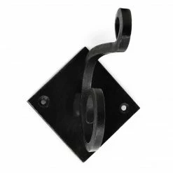 Dritz Wrought Iron Scroll Hook, Black
