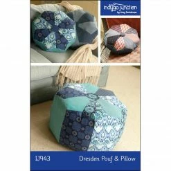 Indygo Junction Dresden Pouf & Pillow Pattern, PDF Download