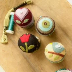 Indygo Junction Folk Art Pincushions Pattern, PDF Download Home & Storage