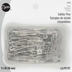 Dritz 1-1/2" Safety Pins, 125 Pc