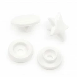 Dritz Plastic Color Star Snaps, 12 Sets, White 10 Dritz Plastic Color Star Snaps, 12 Sets, White