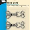 Dritz Decorative Hooks & Eyes, 2 Sets 1 Dritz Decorative Hooks & Eyes, 2 Sets