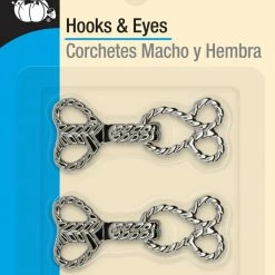 Dritz Decorative Hooks & Eyes, 2 Sets