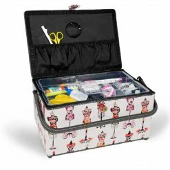 Dritz Rectangular Sewing Basket, XL Sewing Baskets & Storage