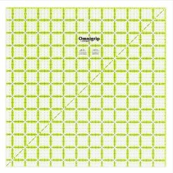 Omnigrid Non-Slip Square Ruler, Neon