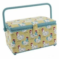Dritz Rectangular Sewing Basket, Medium