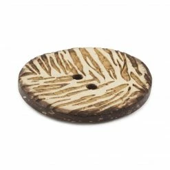 Dritz Sustainable Coconut Round Button, 30mm Buttons & Cover Buttons