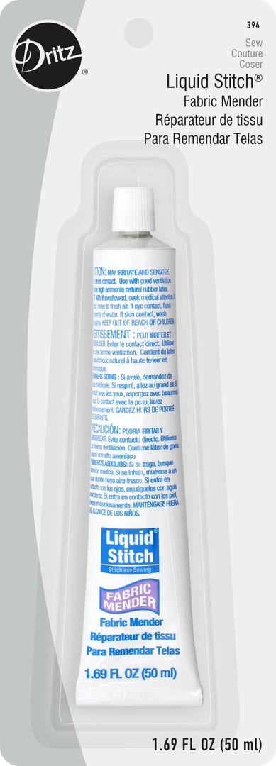 Dritz Adhesives & Tape Liquid Stitch Fabric Mender, 1.69 Fl. Oz. 3 Dritz Adhesives & Tape Liquid Stitch Fabric Mender, 1.69 Fl. Oz.