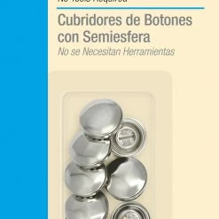 Dritz Half Ball Cover Buttons, Nickel Buttons & Cover Buttons