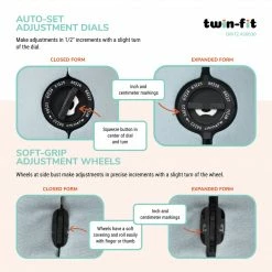 Dritz Twin-Fit Adjustable Dress Form Dress Forms
