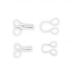 Dritz Hooks & Eyes, 20 Pc, White
