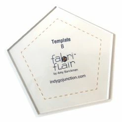 Indygo Junction Pentagon Fabriflair Tool, Template B Crafts & Toys
