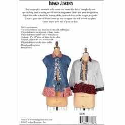 Indygo Junction Restyled Shirts Pattern, PDF Download Apparel