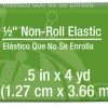 Dritz Elastics 1/2" Non-Roll Elastic, White