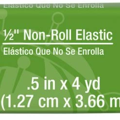 Dritz Elastics 1/2" Non-Roll Elastic, White