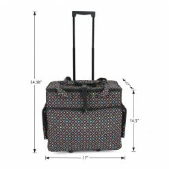 Dritz Sewing Baskets & Storage Sewing Machine 2-Wheel Tote