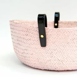 Dritz Faux Patent Leather Handle Set, Black