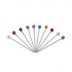 Dritz 1-1/2" Long Pearlized Pins, Assorted, 1440 Pc Bulk Notions 11 Dritz 1-1/2