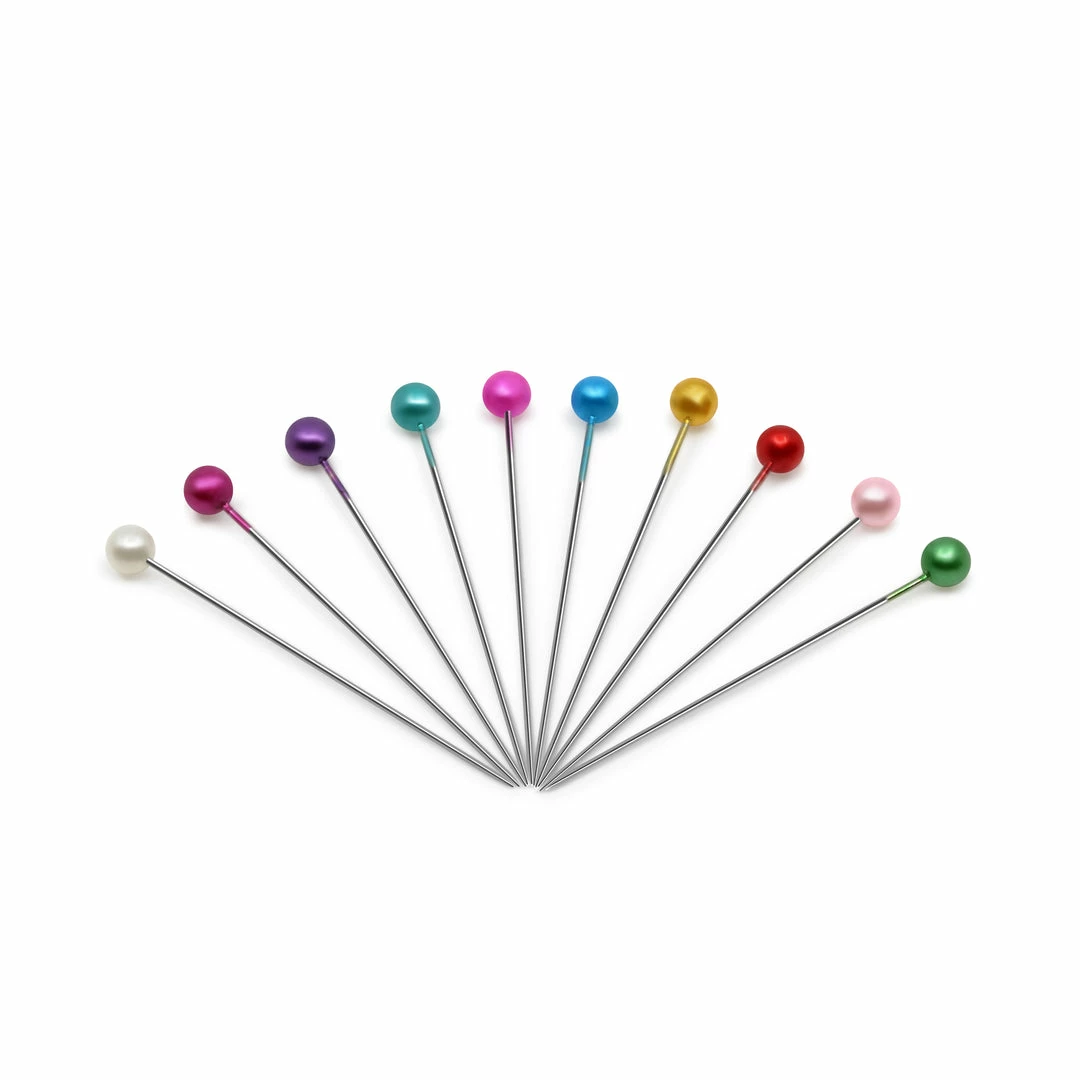 Dritz 1-1/2" Long Pearlized Pins, Assorted, 1440 Pc Bulk Notions 6 Dritz 1-1/2" Long Pearlized Pins, Assorted, 1440 Pc Bulk Notions