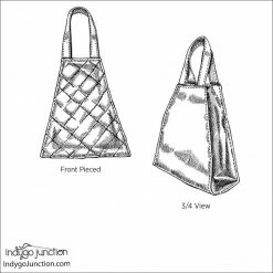 Indygo Junction Trapezoid Quilted Tote Pattern, PDF Download Purses & Accessories
