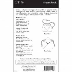 Indygo Junction Origami Pouch Pattern