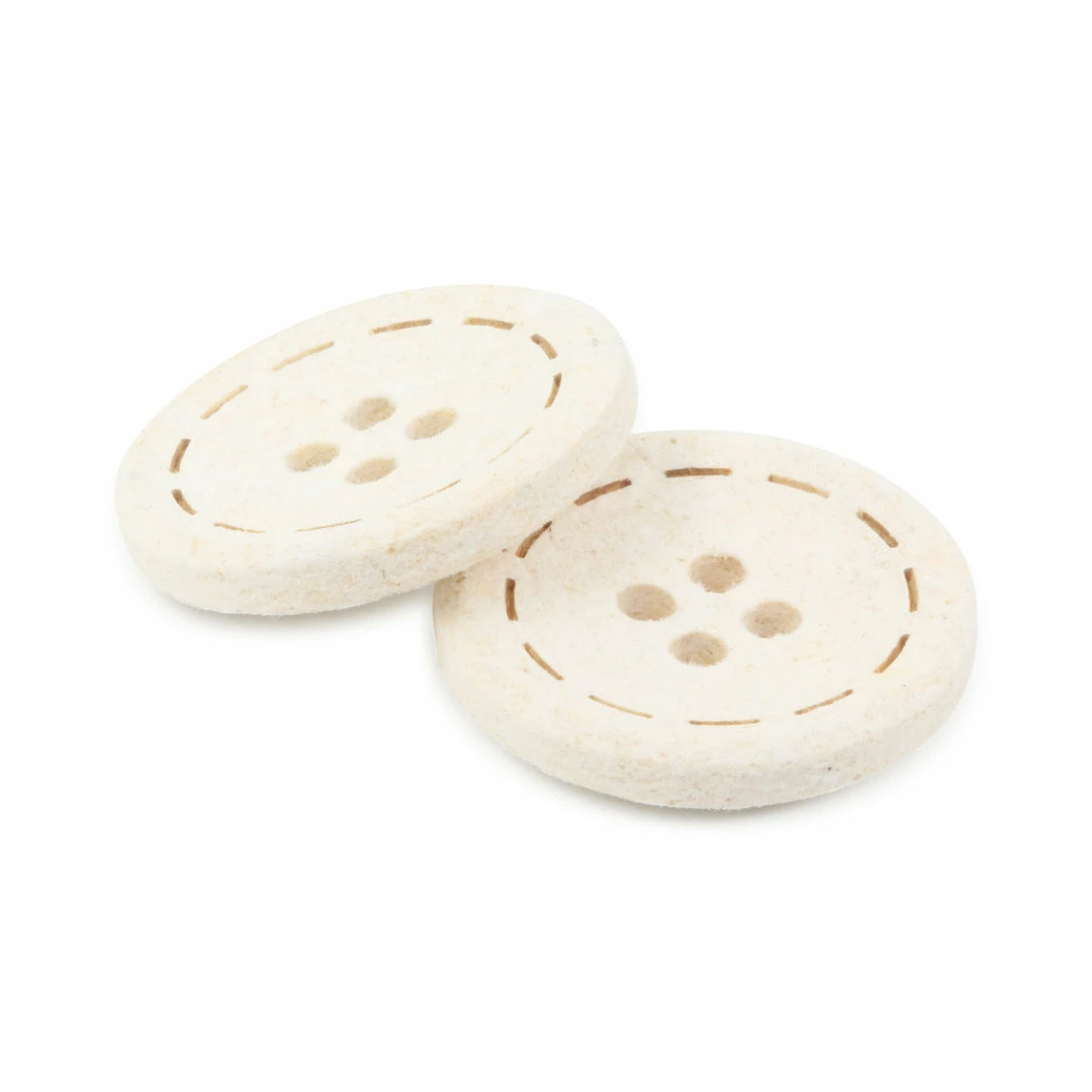 Dritz Recycled Cotton Round Stitch Button, 20mm, 3 Pc Buttons & Cover Buttons 15 Dritz Recycled Cotton Round Stitch Button, 20mm, 3 Pc Buttons & Cover Buttons