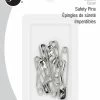 Dritz Safety Pins, Assorted Sizes, Nickel, 10 Pc Pins & Accessories