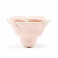 Dritz Ceramic Flower Knob, Pale Pink Hooks & Knobs
