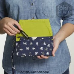 Indygo Junction Crafts & Toys Pocketbook Wristlet Fabriflair Pattern