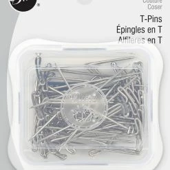 Dritz Pins & Accessories 1-3/4" T-Pins, Nickel, 40 Pc