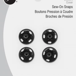 Dritz Sew-On Snaps, 4 Sets, Size 4