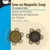 Dritz Magnetic Flower Sew-On Snap, 1 Set, Antique Brass 1 Dritz Magnetic Flower Sew-On Snap, 1 Set, Antique Brass