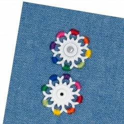 Dritz Sew-On Snaps, 2 Sets, Size 25mm