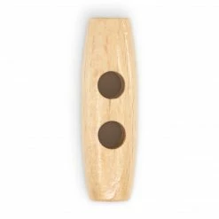 Dritz Buttons & Cover Buttons Sustainable Wood Toggle Button, 41mm, Natural