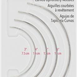 Dritz Curved Upholstery Needles, Assorted, 4 Pc Pins & Needles