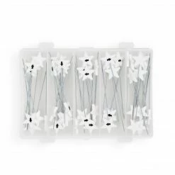 Dritz Flat Star Head Pins, White, 115 Pc Pins, Needles & Tacks 14 Dritz Flat Star Head Pins, White, 115 Pc Pins, Needles & Tacks