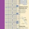Dritz Quilt-N-Sew See-Thru Ruler Measuring