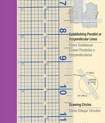Dritz Quilt-N-Sew See-Thru Ruler Measuring