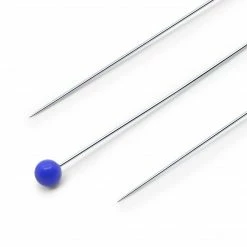 Dritz 1-3/8" Ultra-Fine Glass Head Pins, Blue, 150 Pc