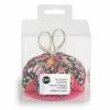 Dritz Pin Cushion With Scissors, Black Floral Pins & Accessories 1 Dritz Pin Cushion With Scissors, Black Floral Pins & Accessories