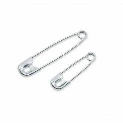 Dritz Safety Pins, Assorted Sizes, Nickel, 50 Pc