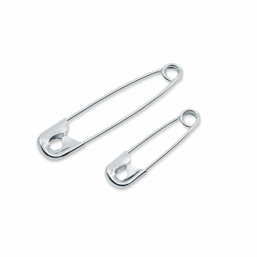 Dritz Safety Pins, Assorted Sizes, Nickel, 50 Pc 4 Dritz Safety Pins, Assorted Sizes, Nickel, 50 Pc