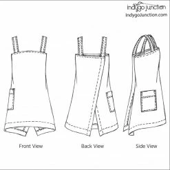 Indygo Junction Origami Apron Pattern, PDF Download Aprons