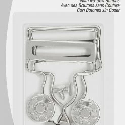 Dritz 1-1/4" Overall Buckles With No-Sew Buttons