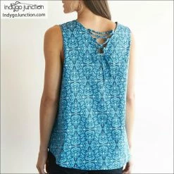 Indygo Junction Turn About Tank Pattern Apparel