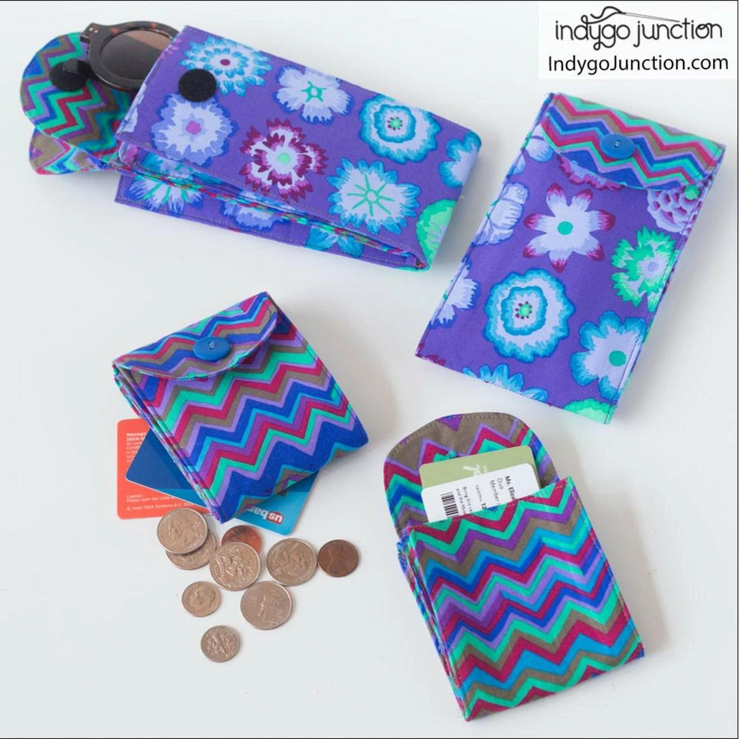 Indygo Junction Double Pocket Pouch Pattern Purses & Accessories 7 Indygo Junction Double Pocket Pouch Pattern Purses & Accessories