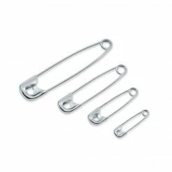 Dritz Safety Pins, Assorted Sizes, Nickel, 100 Pc Pins & Accessories