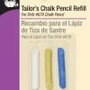 Dritz Marking Tailors Chalk Pencil Refill, Assorted, 3 Pc