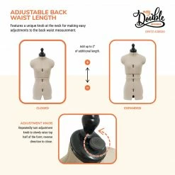 Dritz Dress Forms My Double Designer Adjustable Dress Form