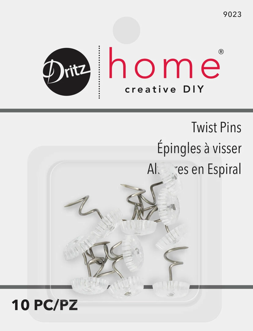 Dritz Twist Pins, Clear Pins & Needles 7 Dritz Twist Pins, Clear Pins & Needles